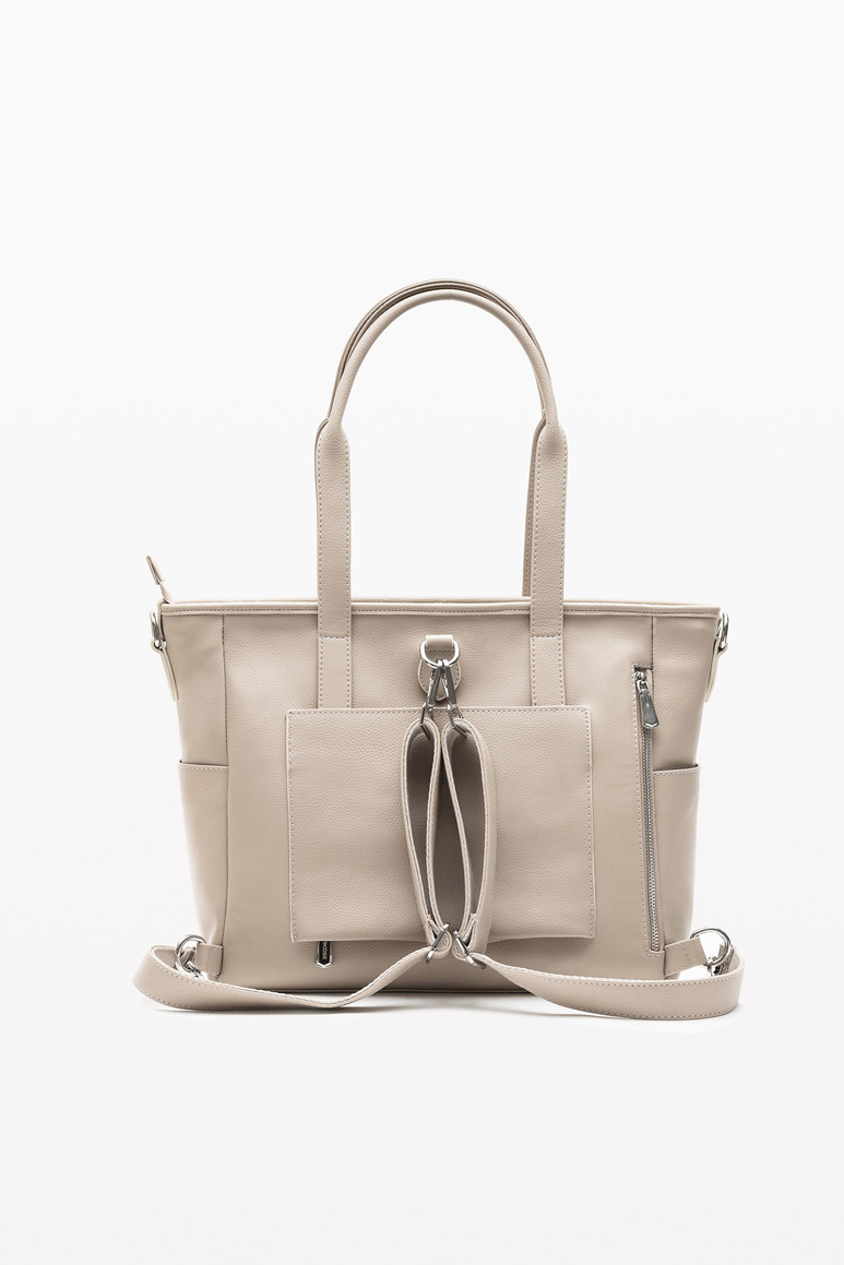 Luna Bebek Bakım Tote Omuz Çantası Seti (Vegan Deri)