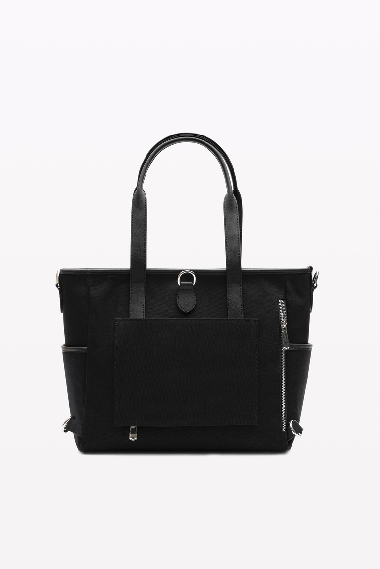 Luna Bebek Bakım Tote Omuz Çantası Seti (Kanvas Kumaş)