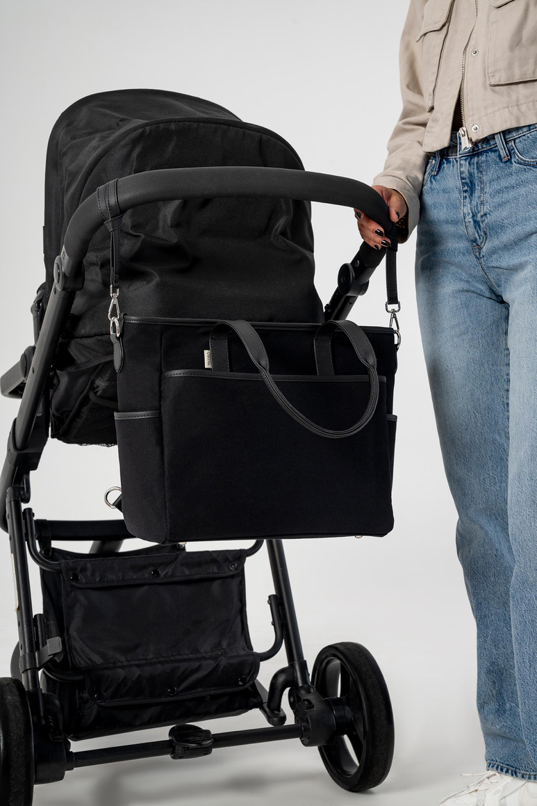 Luna Bebek Bakım Tote Omuz Çantası (Vegan Deri)