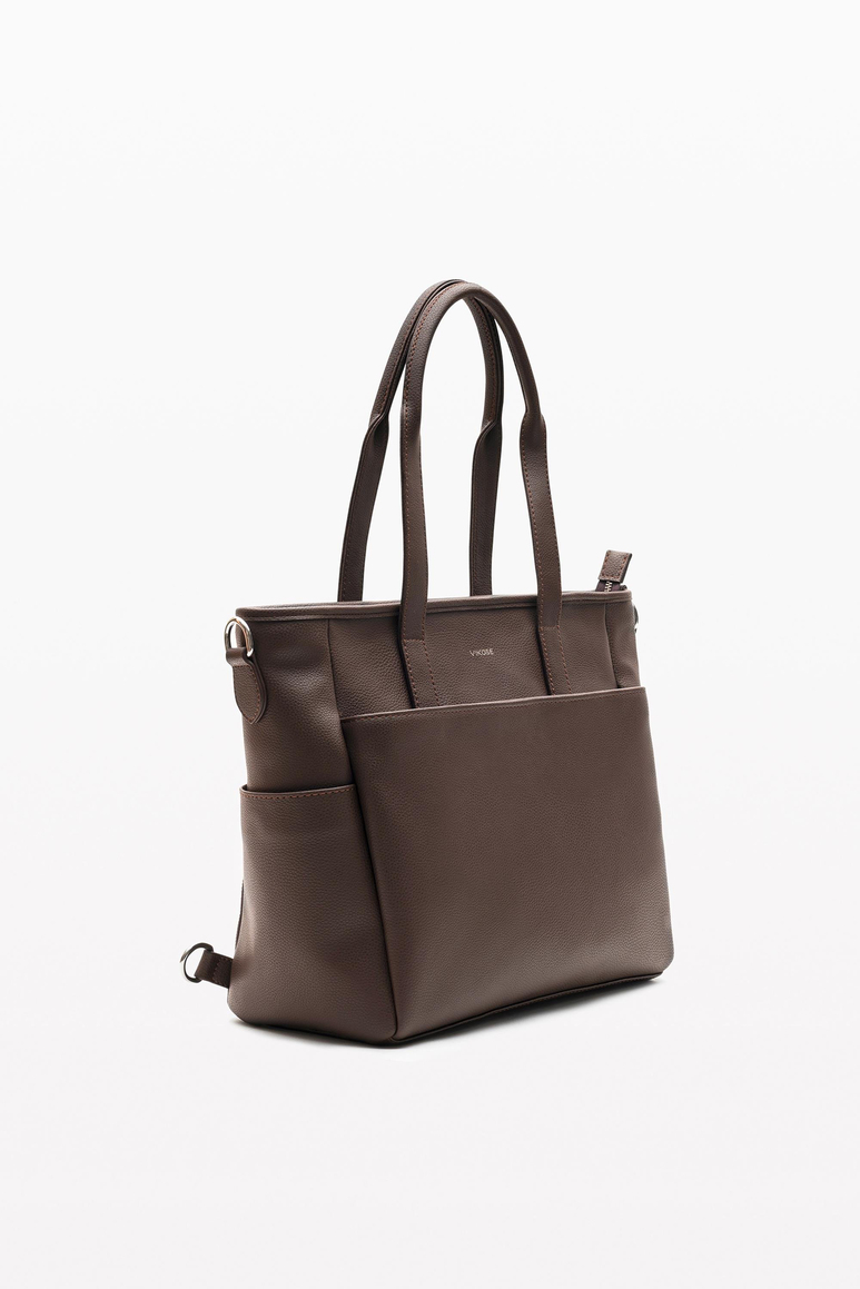 Luna Bebek Bakım Tote Omuz Çantası (Vegan Deri)