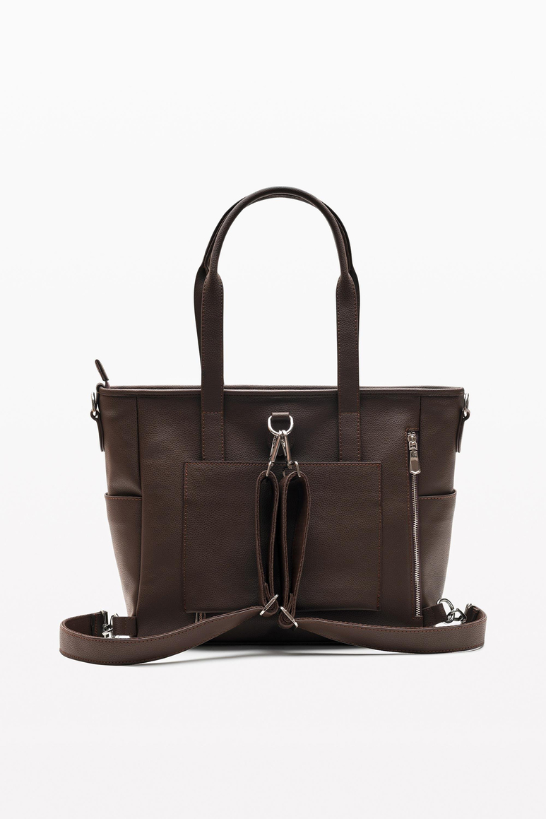 Luna Bebek Bakım Tote Omuz Çantası (Vegan Deri)