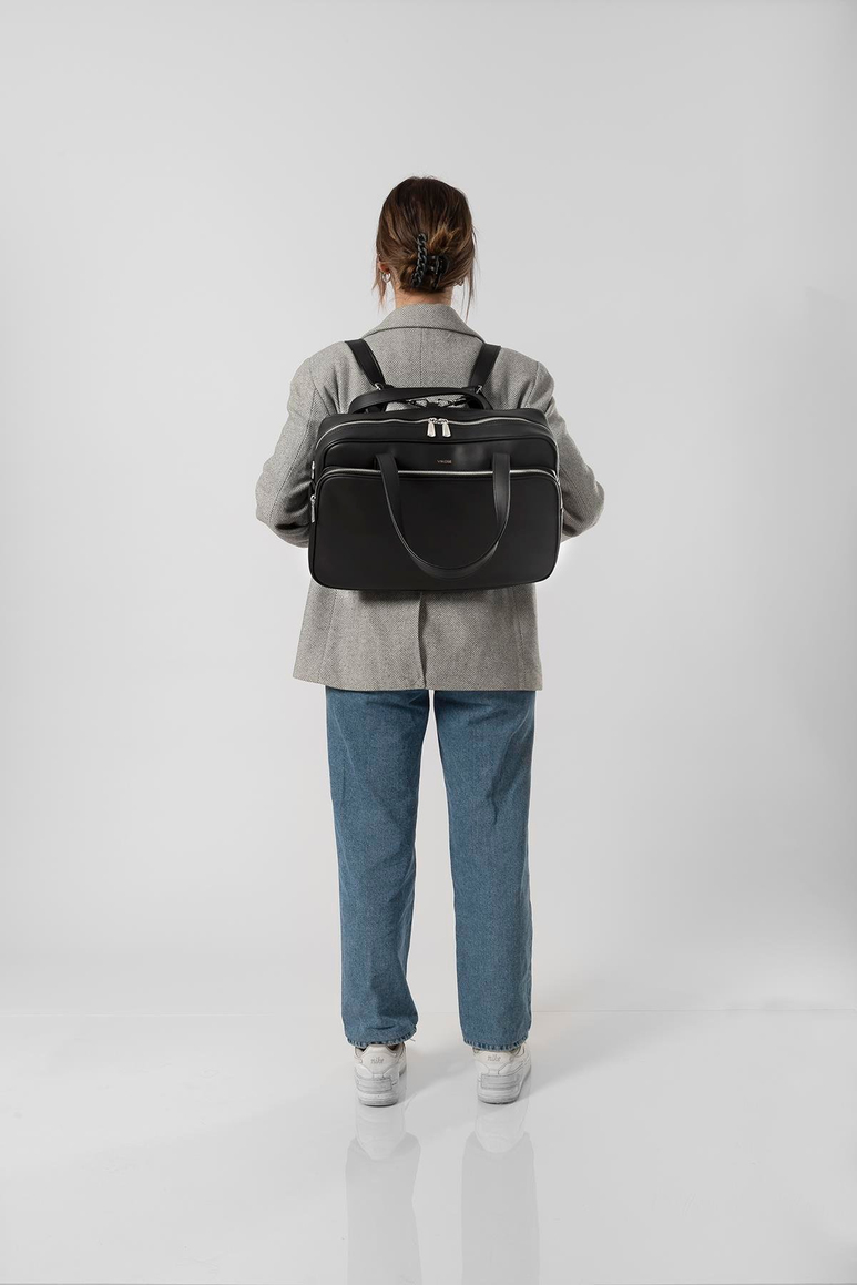 Nova Laptop & Evrak Çantası Bebek Bakım Seti (Vegan Deri)