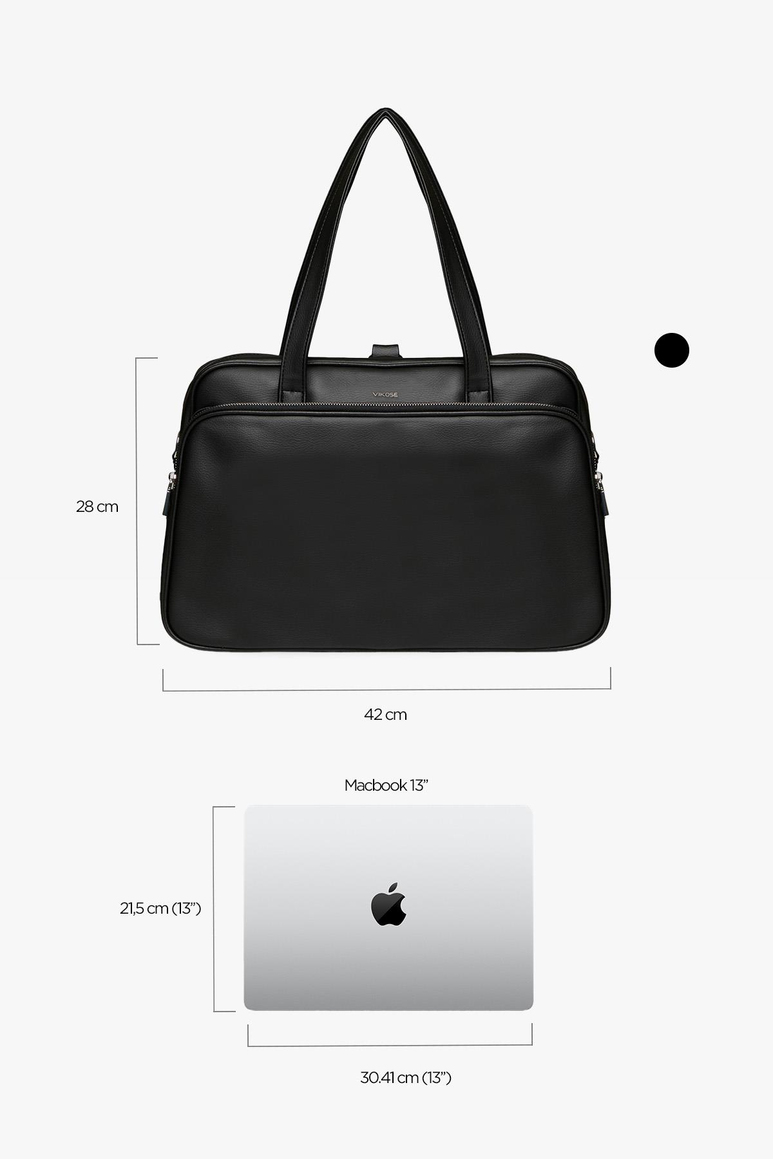 Nova Laptop & Evrak Çantası Bebek Bakım Seti (Vegan Deri)