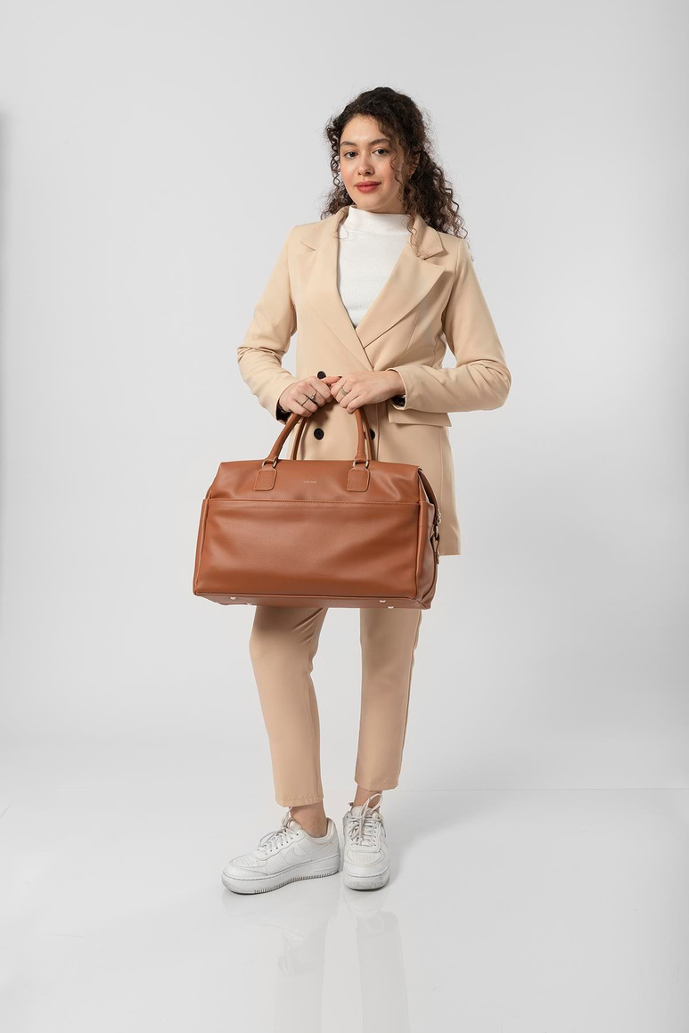 Oslo Seyahat Çantası Bebek Bakım Seti (Vegan Deri)