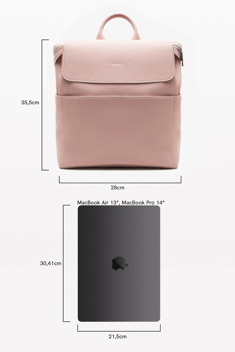 Safir Bebek Bakım Sırt Çantası Seti (Vegan Deri)