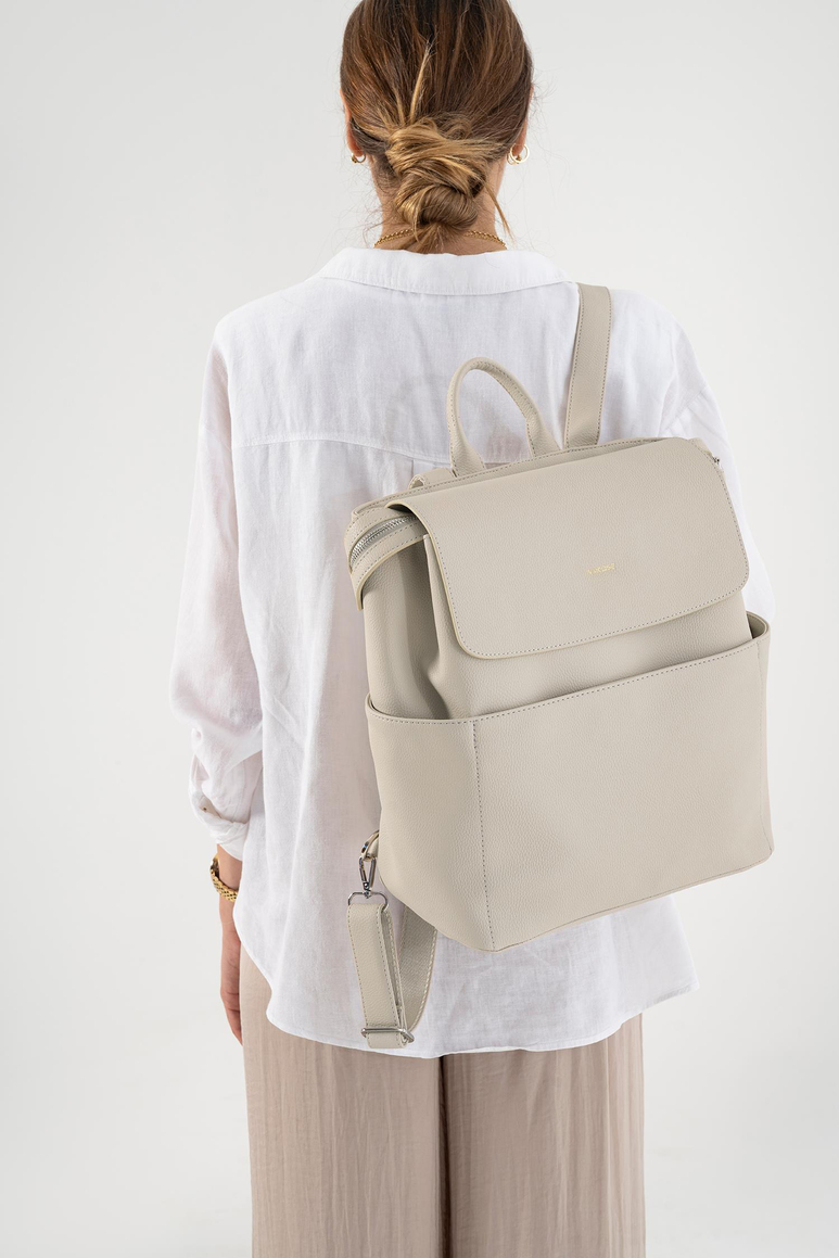 Safir Bebek Bakım Sırt Çantası Seti (Vegan Deri)