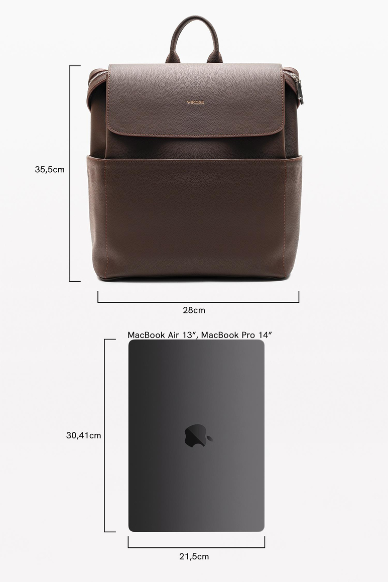 Safir Bebek Bakım Sırt Çantası Seti (Vegan Deri)