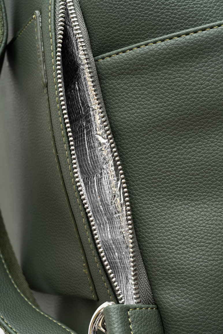 Safir Bebek Bakım Sırt Çantası Seti (Vegan Deri)