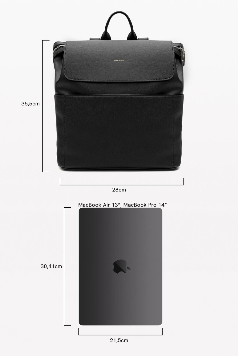 Safir Bebek Bakım Sırt Çantası (Vegan Deri)