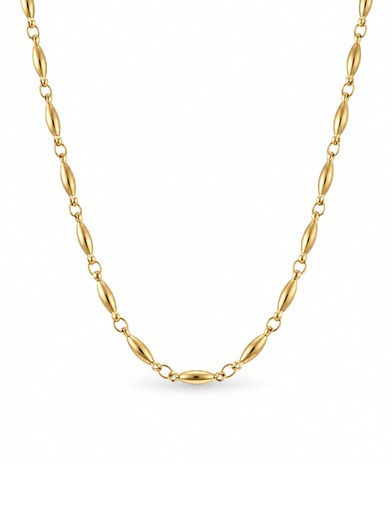 Çelik Bean Chain Kolye