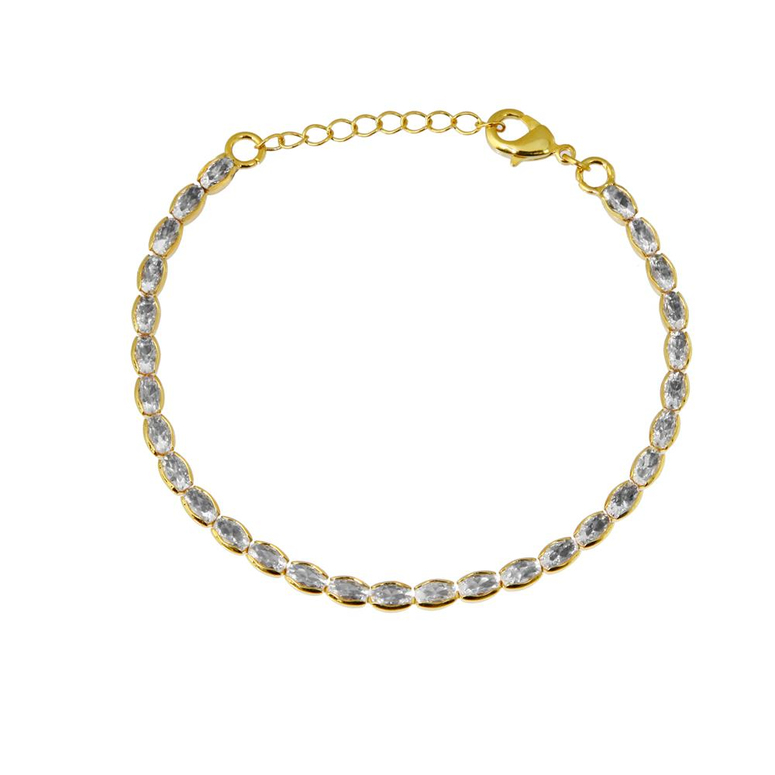 Drop Zircon Tennis Bracelet