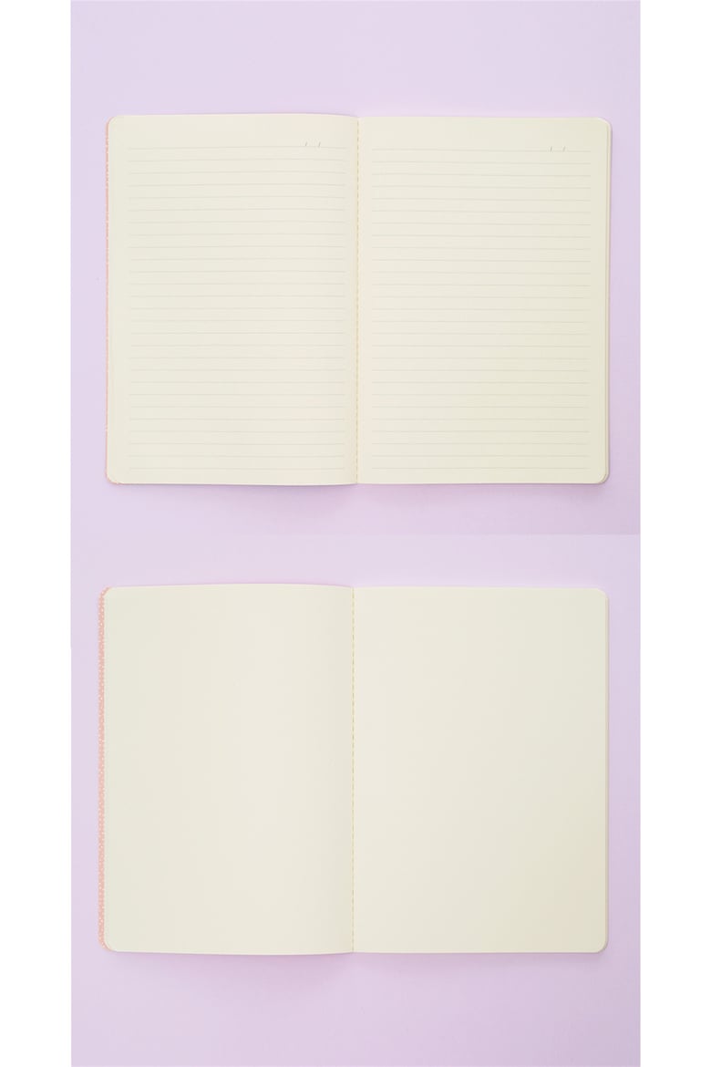 Clove Pink Yumuşak Kapak 2li Defter Seti A5 Çizgili Çizgisiz