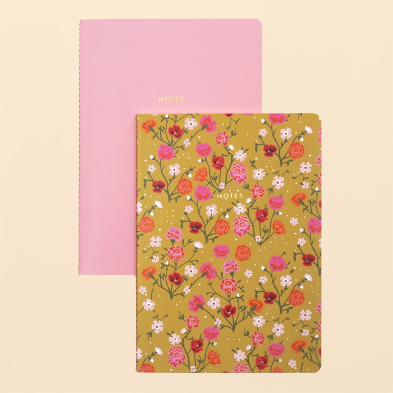 Clove Pink Yumuşak Kapak 2li Defter Seti A5 Çizgili Çizgisiz