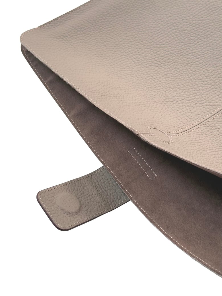 Deri Slim Laptop Kılıfı 14 Vizon