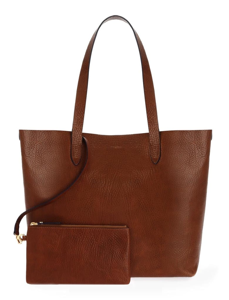 Kahve Deri Tote Çanta Classic