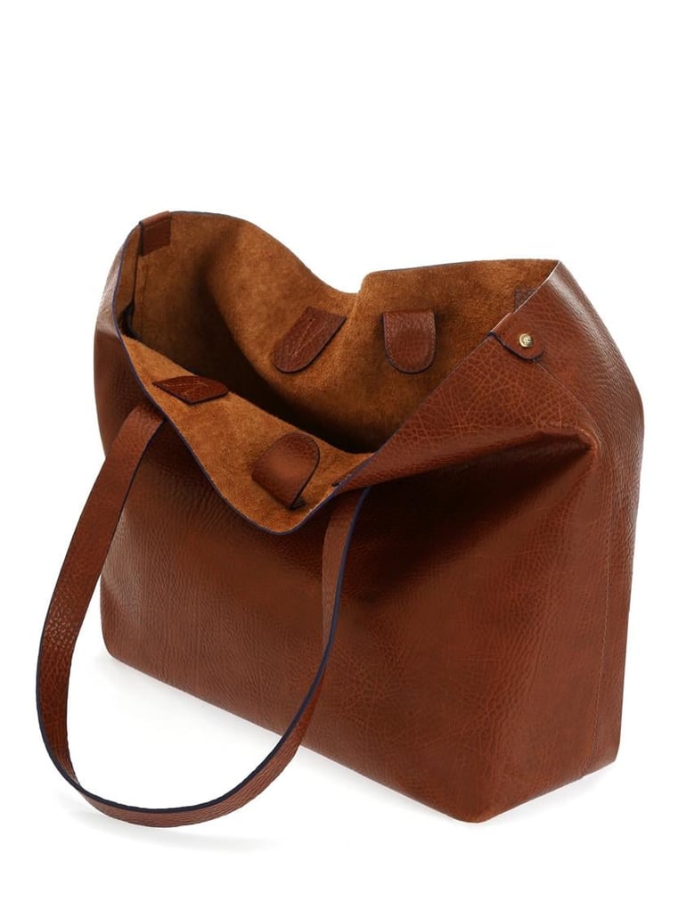 Kahve Deri Tote Çanta Classic