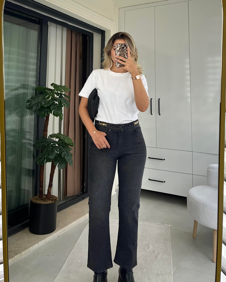 GOLD AKSESUAR LİKRALI JEAN