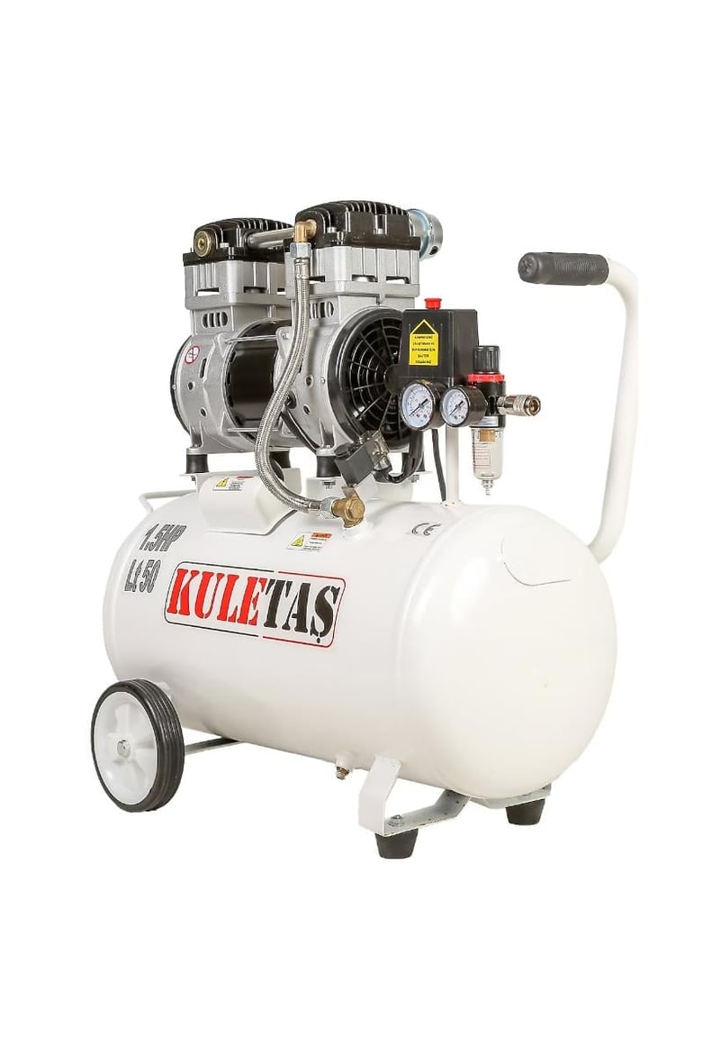 Kuletaş 50 lt 1.5 Hp Sessiz Yağsız Hava Kompresörü