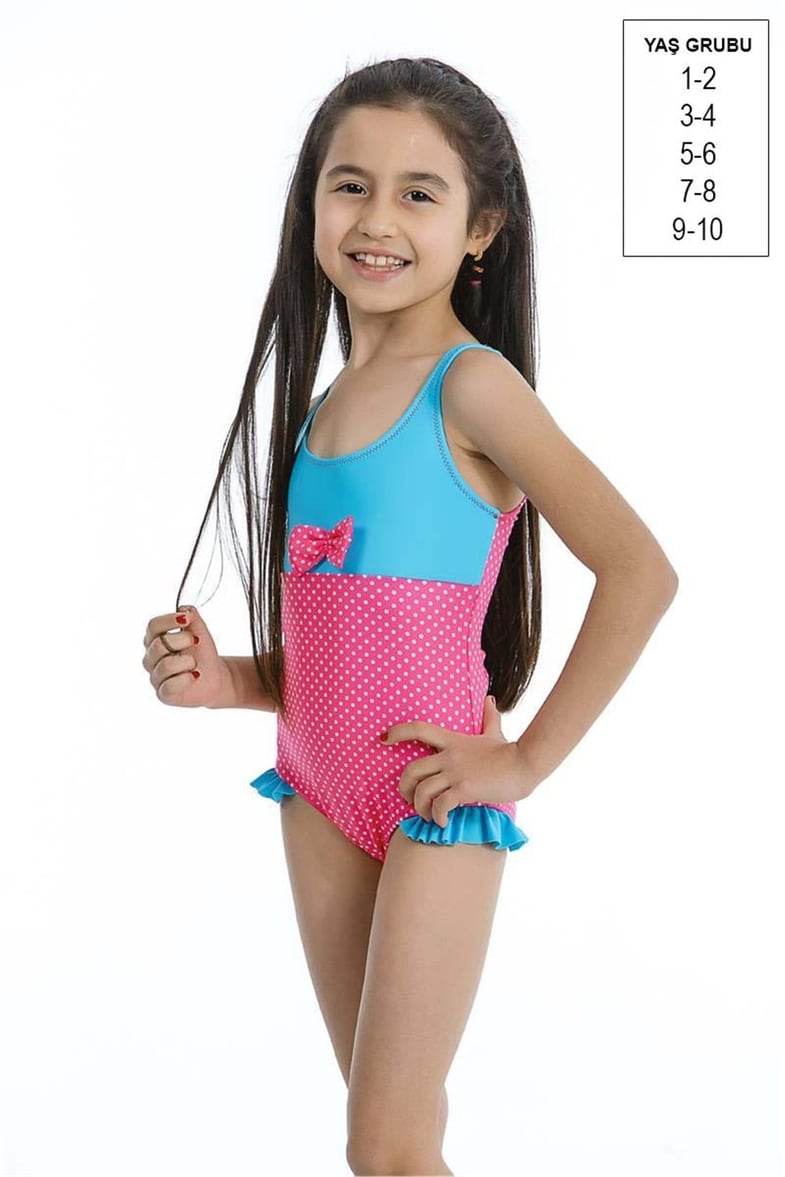 Kız Çocuk Yüzücü Mayo 306811-205