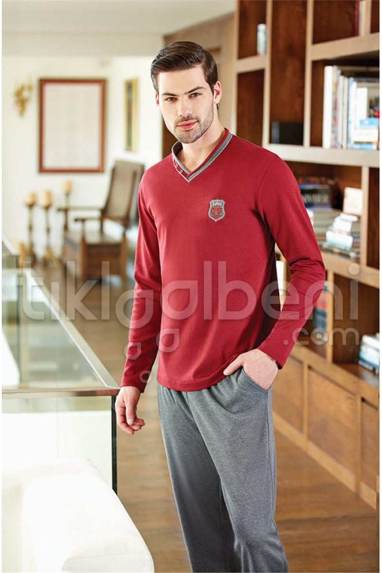 Eros ESE 2228 V Patlı Int Pijama Takımı