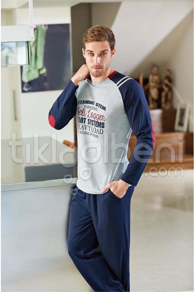 Eros ESE 22016 O Yakalı Pijama Takımı