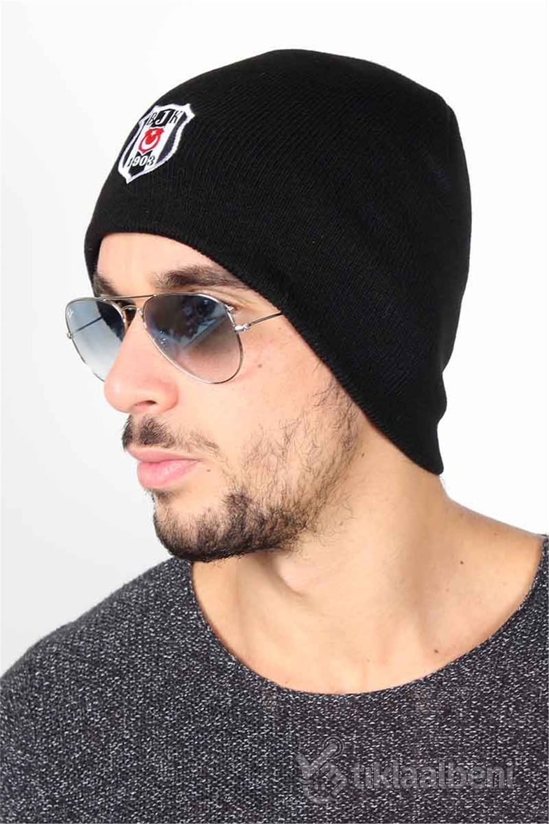 Baskılı Erkek Taraftar Bere YB702  