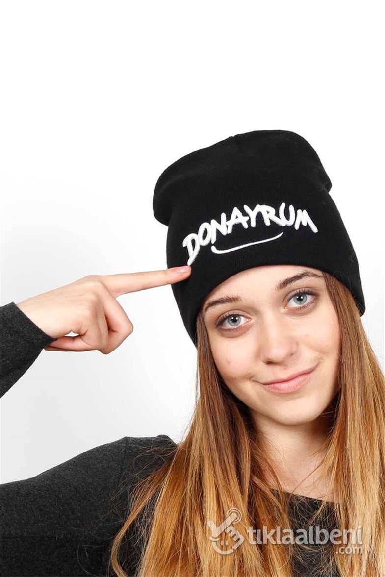 Donayrum Yazılı Bere Bayan YB-505