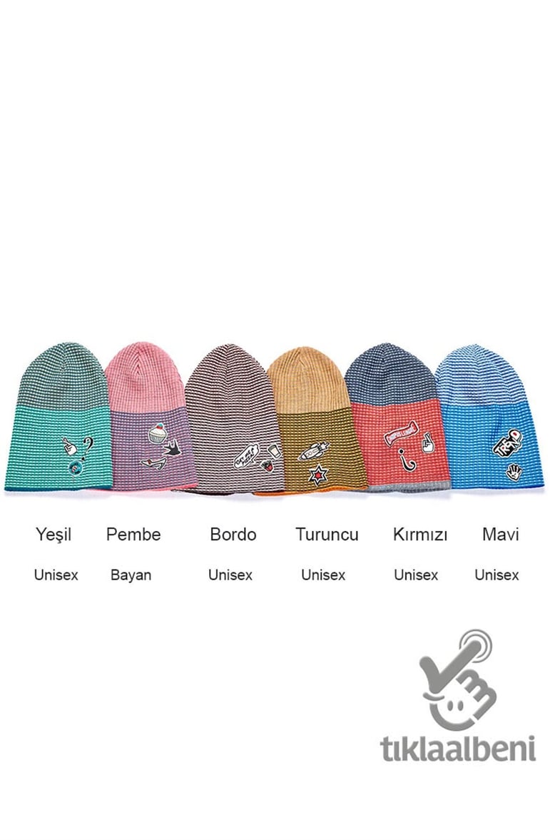 Bayan Erkek Unisex Resimli Bere - Fonem 12373