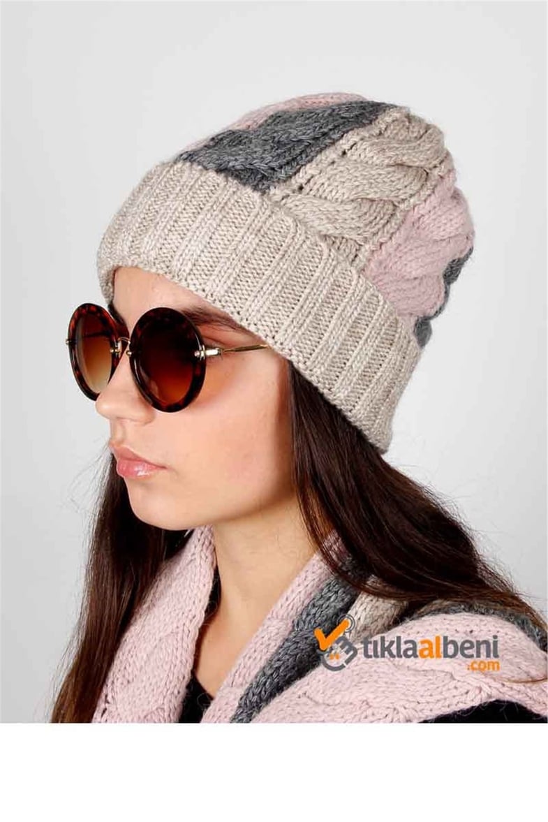Bayan Atkı Bere Eldiven Takımı Fonem 13032 Ebba