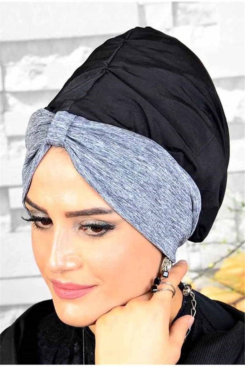 Haşema Bonesi, Gri Siyah Tesettür Deniz Bonesi dnz004