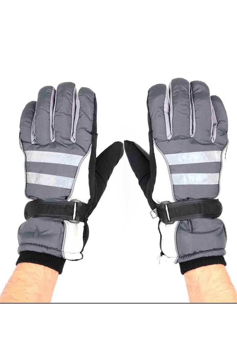 Kar Eldiveni, Suya Dayanıklı Kar Eldiveni Erkek KR-506 - Siyah