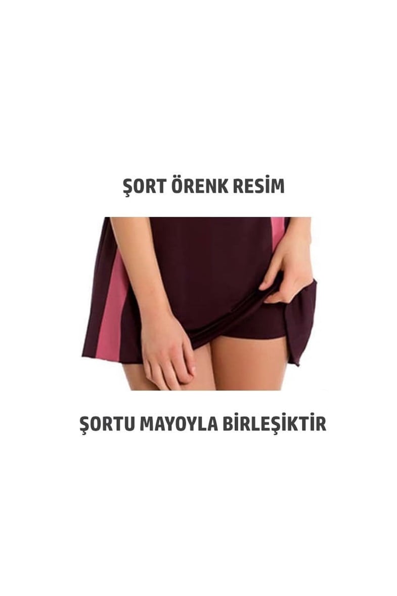 Sara Elbise Mayo Şortlu - Armes 7101