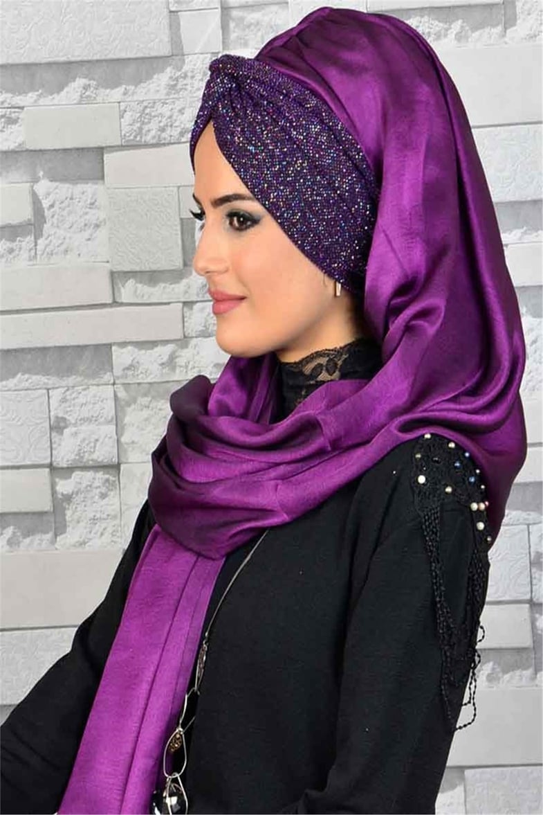 Simli Prince Moru Bandana Pratik Şal BND6061