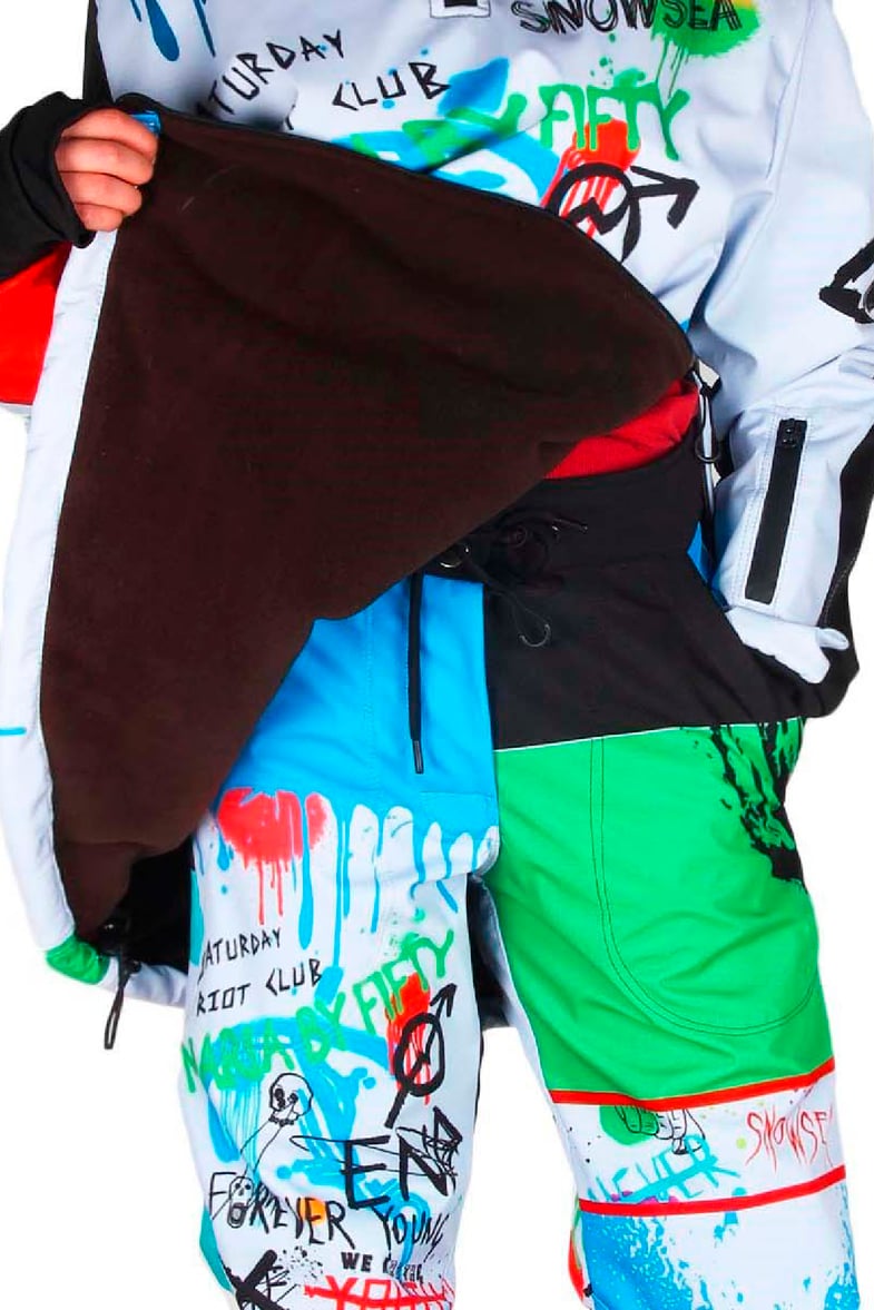 Snowsea Chaos In My Head Erkek Snowboard ve Kayak  Pantolonu