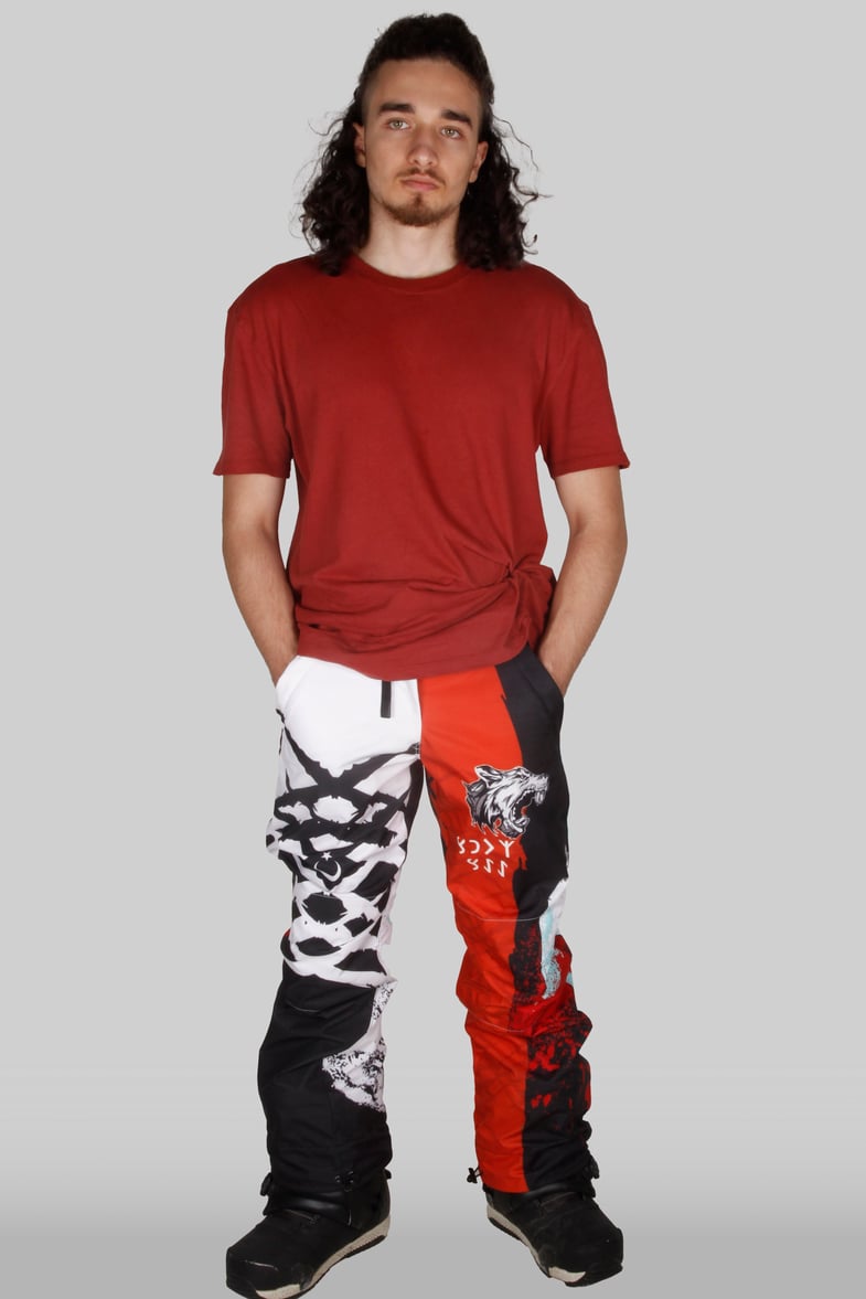Snowsea Göktürk Serisi Snowboard Mont ve Pantolon Takımı, pantolon ön
