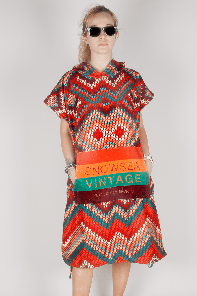 Snowsea Tribal Vintage Plaj ve Sörf Havlu Pançosu