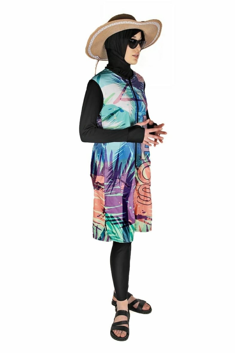 Veros 1. Kalite Bodrum Serisi Tam Kapalı Tesettür Mayo