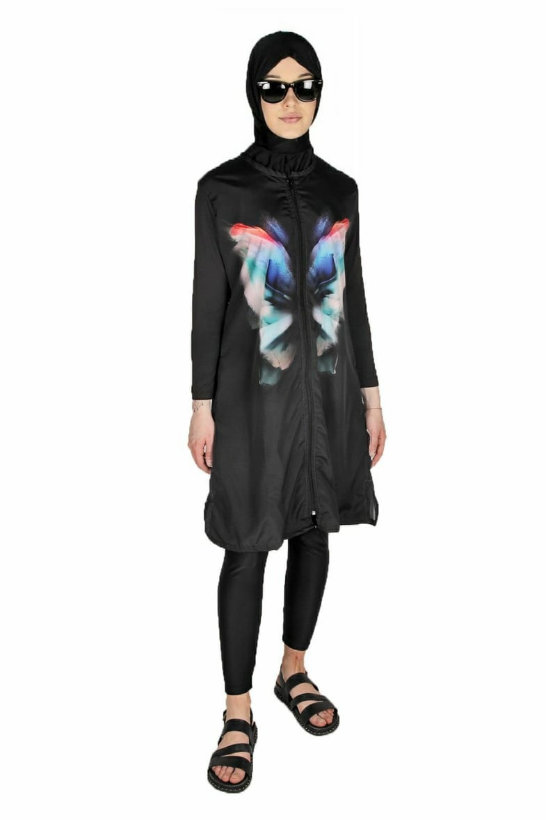 Veros 1. Kalite Butterfly Tam Kapalı Tesettür Mayo