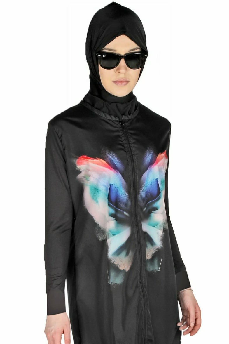 Veros 1. Kalite Butterfly Tam Kapalı Tesettür Mayo