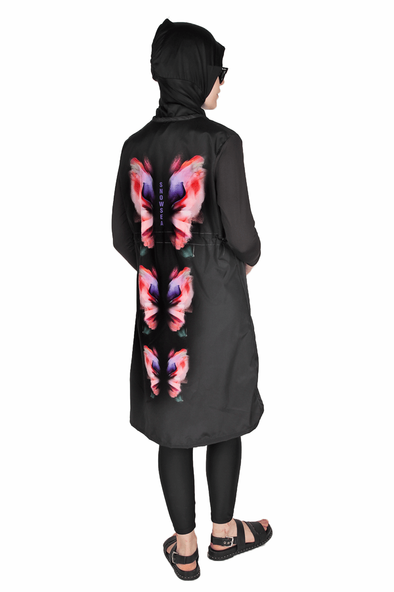 Veros 1. Kalite Butterfly Tam Kapalı Tesettür Mayo