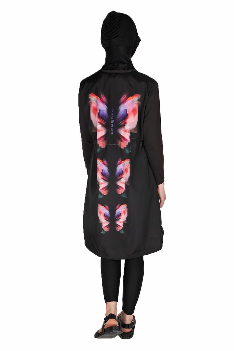 Veros 1. Kalite Butterfly Tam Kapalı Tesettür Mayo