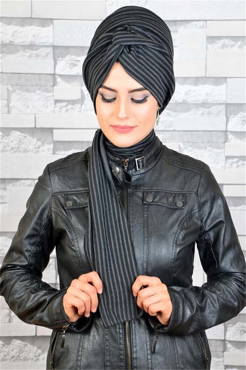 Zincir Bandana Pratik Bone Şal BN075