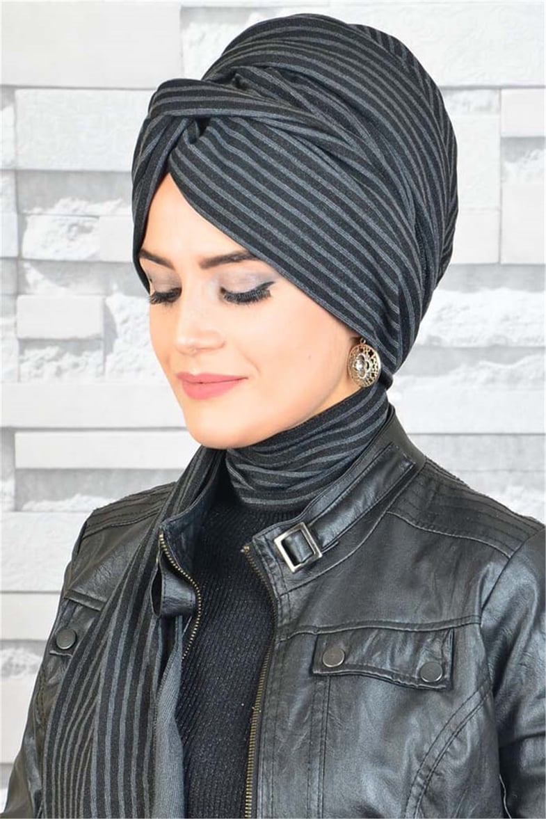 Zincir Bandana Pratik Bone Şal BN075