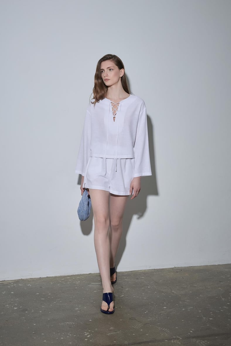 Zoe Basic Linen Shorts