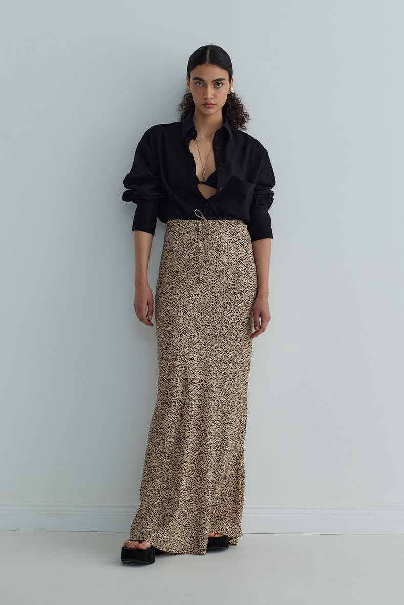 Felicia Patterned Maxi Skirt