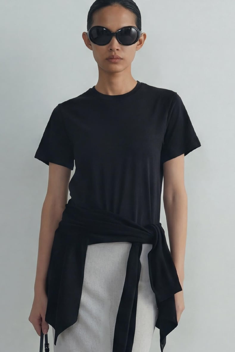 Siyah Comfy Basic Tişört