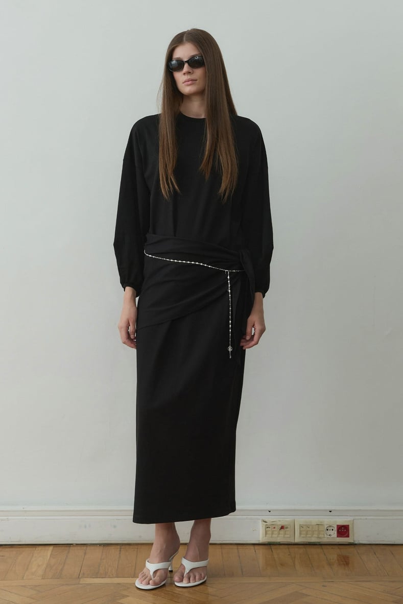 Fey Belted Maxi Dress
