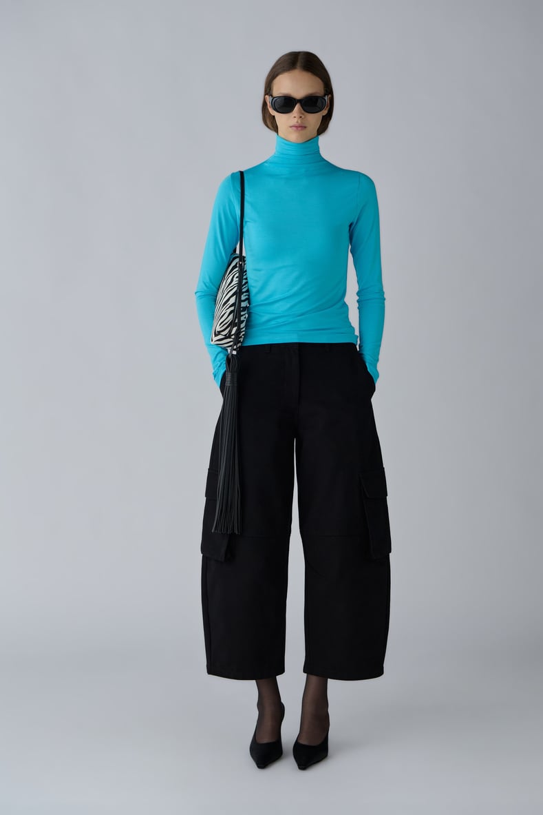Turkuaz Boğazlı Body