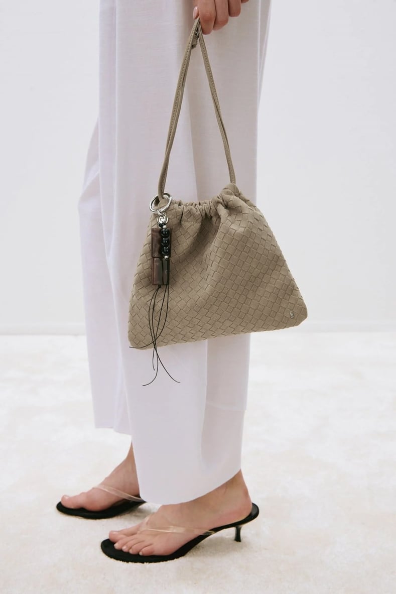 Casie Suede Bucket Bag