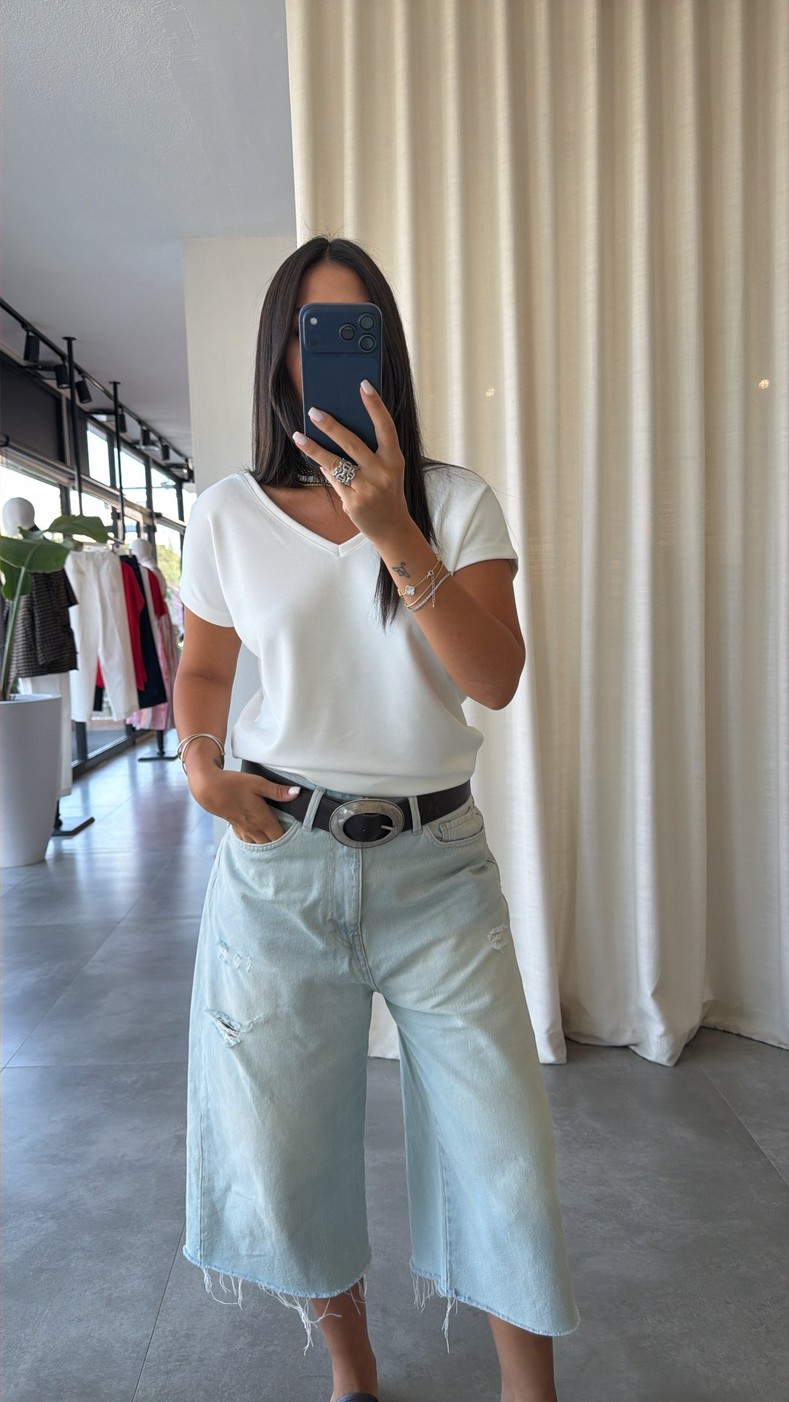 Beyaz Jordi T-shirt